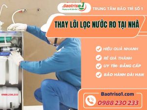 Sửa Máy Lọc Nước Ro