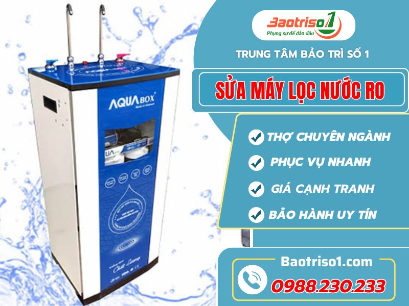 Baotriso1 sửa máy lọc nước RO dứt lỗi triệt để, giá tốt