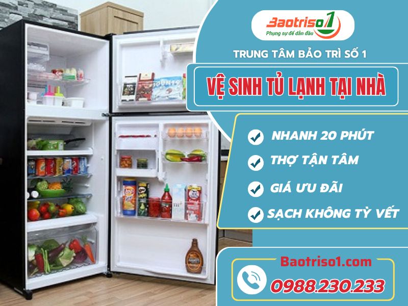 Bảo dưỡng, vệ sinh tủ lạnh tại Hà Nội chuyên nghiệp, giá rẻ