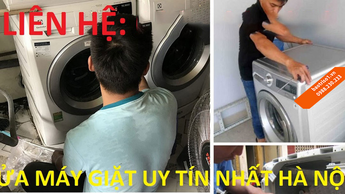 Nhân viên Bảo trì số 1 sửa chữa máy giặt tại nhà nhanh chóng, triệt để