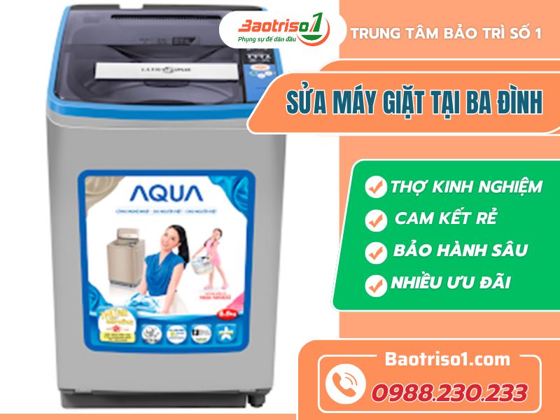 Dịch vụ sửa máy giặt tại Ba Đình chất lượng, giá rẻ