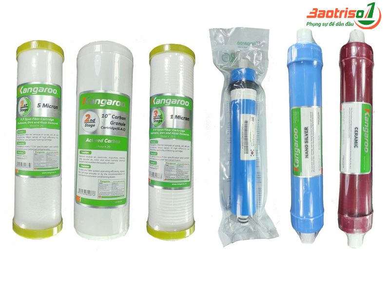 Baotriso1 hướng dẫn cách thay lõi lọc nước Kangaroo tại nhà