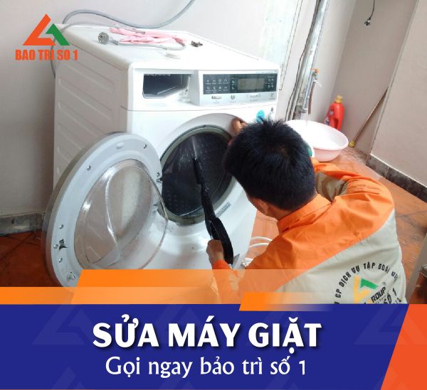 Dịch vụ sửa chữa máy giặt tại Bảo trì số 1
