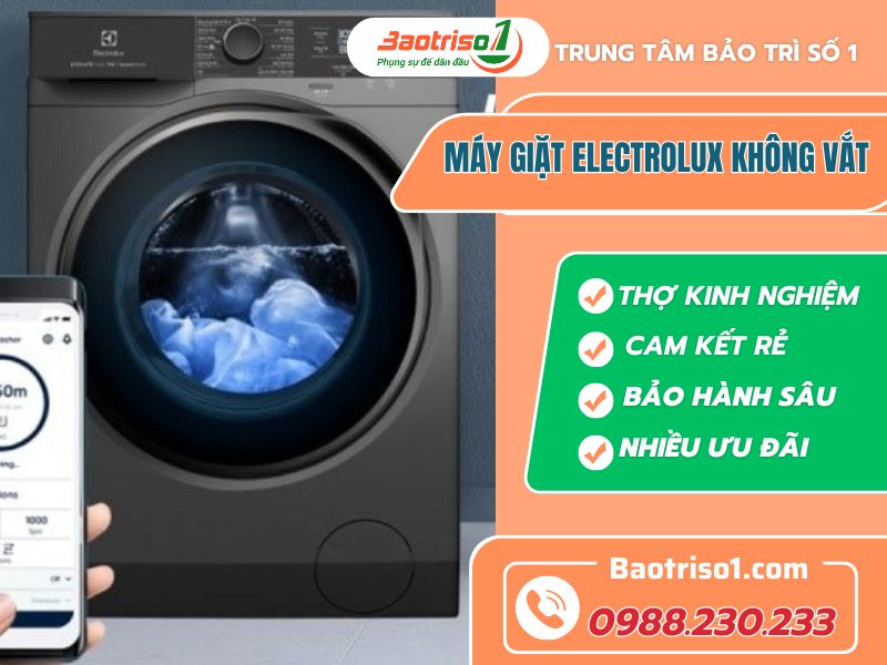 Địa chỉ sửa lỗi máy giặt Electrolux không vắt triệt để ngay lập tức, giá siêu rẻ,