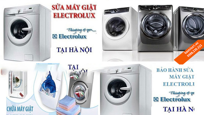 Sửa máy giặt electrolux không mở được cửa 24/24 tại Hà Nội