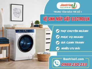 Vệ Sinh Máy Giặt Electrolux
