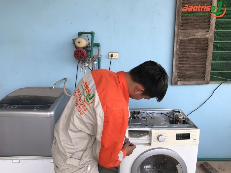 Baotriso1 địa chỉ sửa máy giặt bị hở điện uy tín