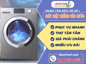 Máy Giặt Không Vào Nước