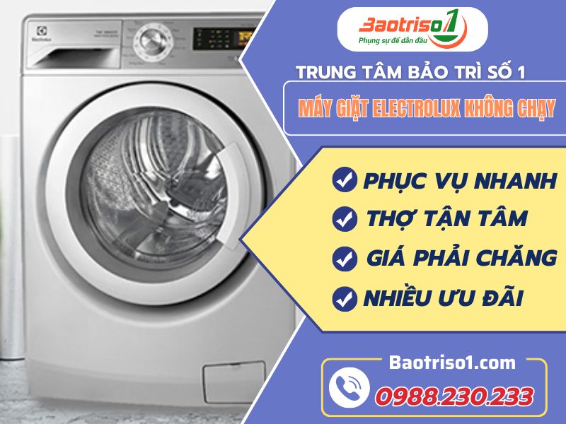 Bật mí cách sửa máy giặt Electrolux không chạy siêu đơn giản, hiệu quả ngay.