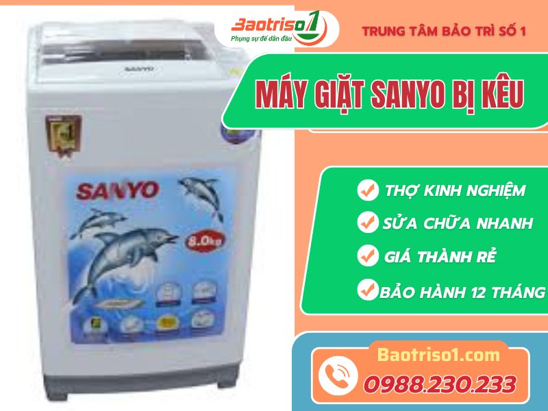 May Giat Sanyo bị kêu