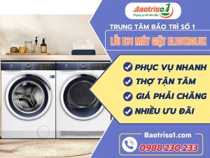 Lỗi E31 Máy Giặt Electrolux