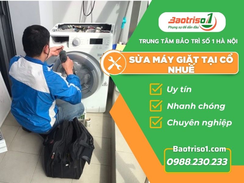 Thợ sửa máy giặt tại Cổ Nhuế tay nghề giỏi