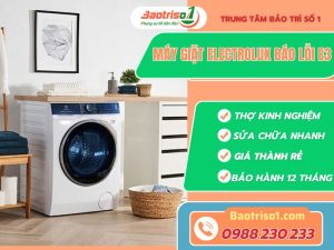 Máy Giặt Electrolux Báo Lỗi E3