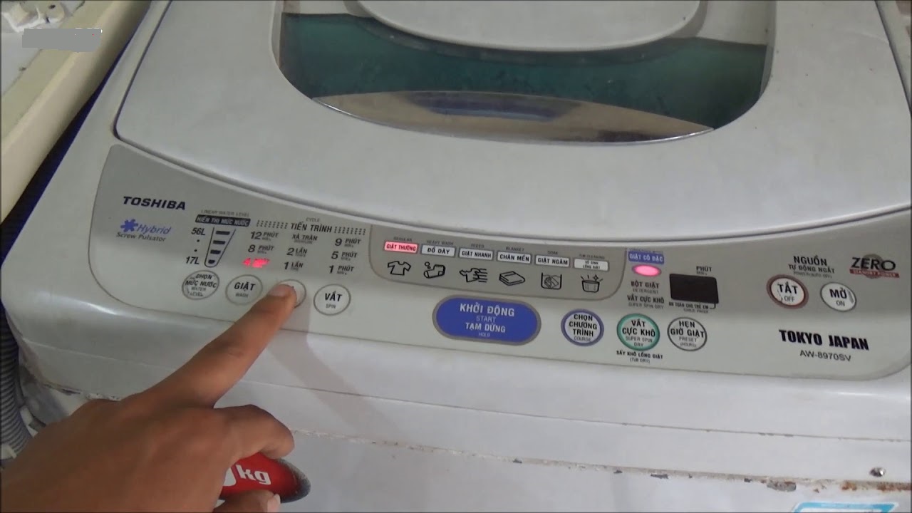 Cách Sử Dụng Máy Giặt Toshiba đúng cách 