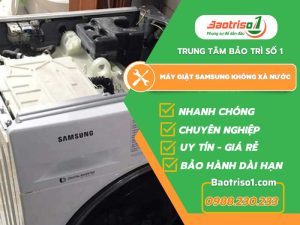 Máy Giặt Samsung Không Xả Nước