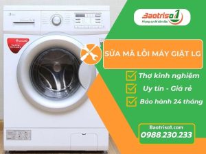 Sửa mã lỗi máy giặt LG
