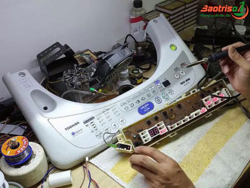Bảng mã lỗi máy giặt Toshiba inverter mới cập nhật