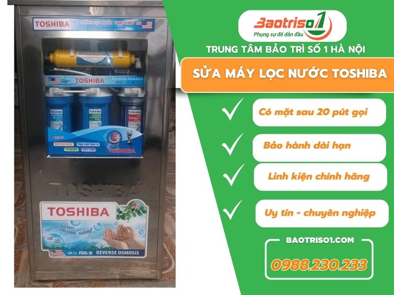 Baotriso1 sửa máy lọc nước Toshiba tử tế, giá ưu đãi 