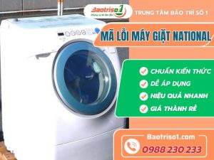 Mã Lỗi Máy Giặt National