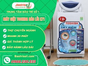 Máy Giặt Toshiba Báo Lỗi E71