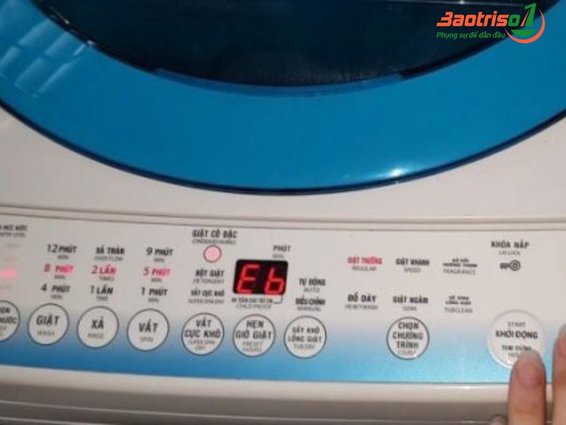 Dấu hiệu nhận biết lỗi EB máy giặt Toshiba tại nhà
