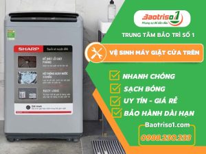 Vệ Sinh Máy Giặt Cửa Trên