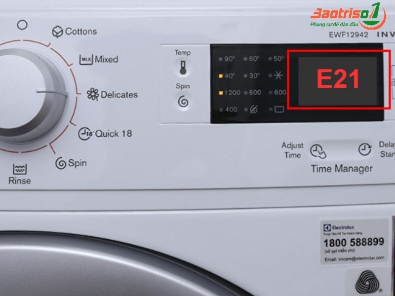 Sửa những sự cố máy giặt đang giặt báo lỗi