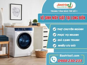 Vệ Sinh Máy Giặt Tại Long Biên