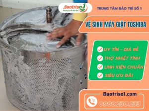 Vệ Sinh Máy Giặt Toshiba