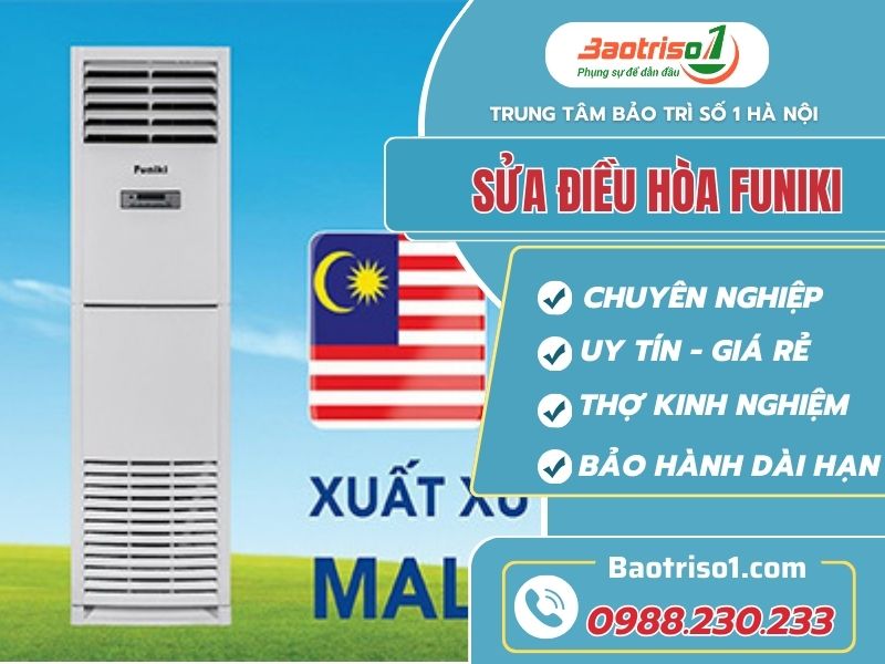 Địa chỉ sửa điều hòa Funiki uy tín, ưu đãi đến 30%