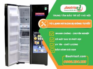 Tủ Lạnh Hitachi Bị đóng Tuyết Baotriso1