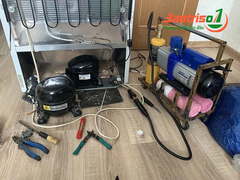 Nguyên nhân tủ lạnh Sanyo không lạnh và cách sửa mới nhất