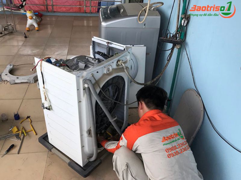Cam kết sửa máy giặt tại Mỗ Lao uy tín 
