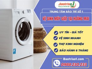 Vệ Sinh Máy Giặt Tại Hoàng Mai