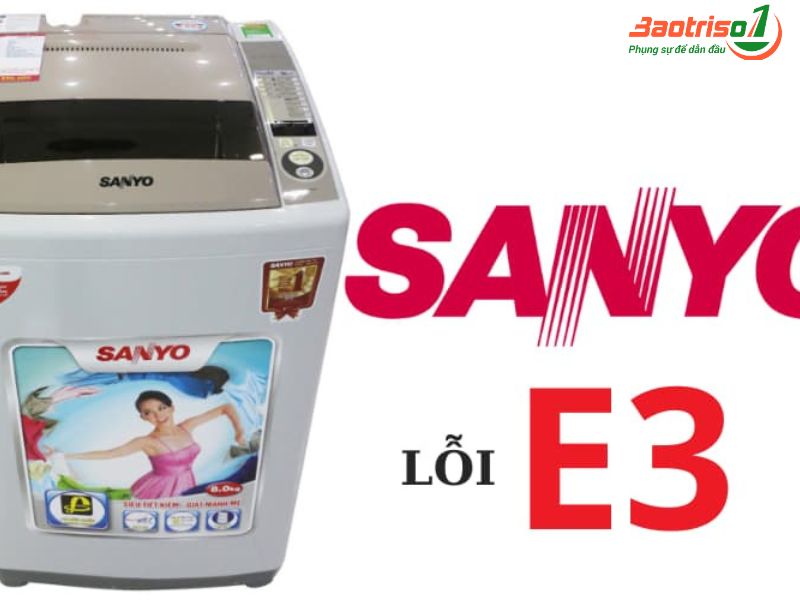 Cung cấp dịch vụ sửa triệt để mã lỗi máy giặt Sanyo