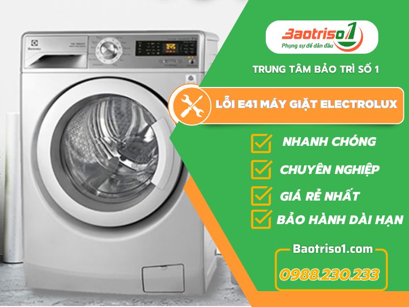 Baotriso1 sửa Lỗi E41 Máy Giặt Electrolux