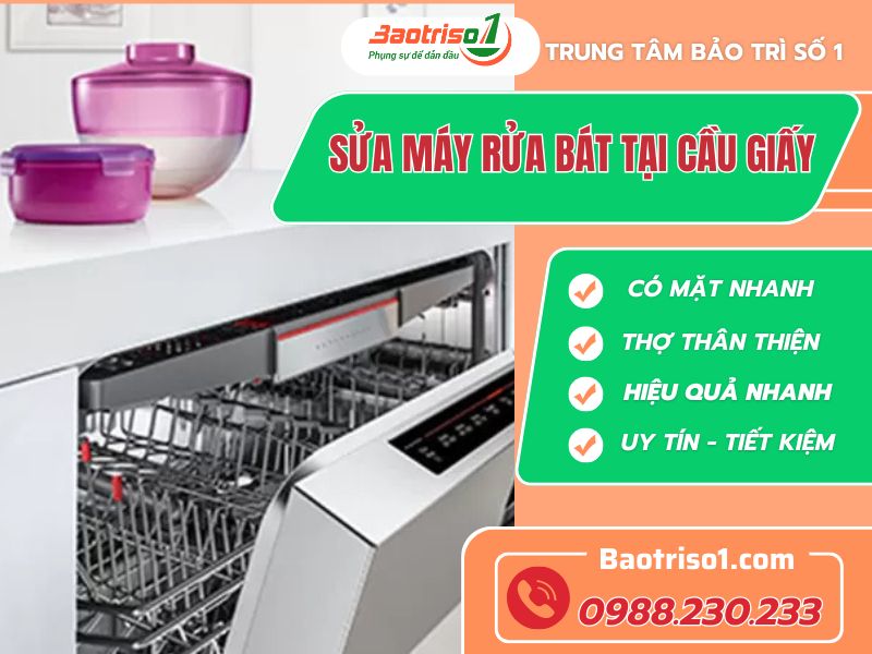 Sửa Máy Rửa Bát Tại Cầu Giấy