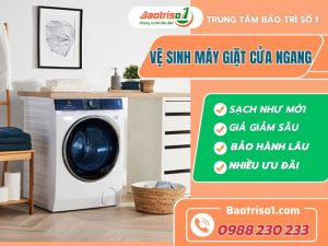 Vệ Sinh Máy Giặt Cửa Ngang