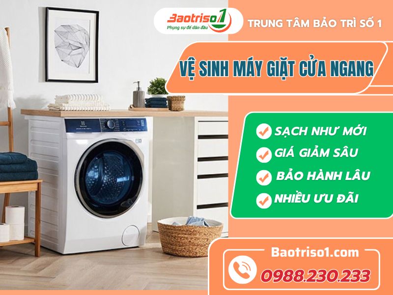 Baotriso1 Vệ Sinh Máy Giặt Cửa Ngang