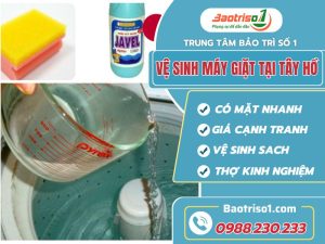 Vệ Sinh Máy Giặt Tại Tây Hồ