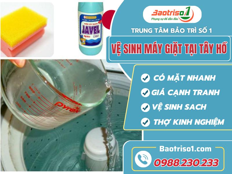 Baotriso1 vệ Sinh Máy Giặt Tại Tây Hồ