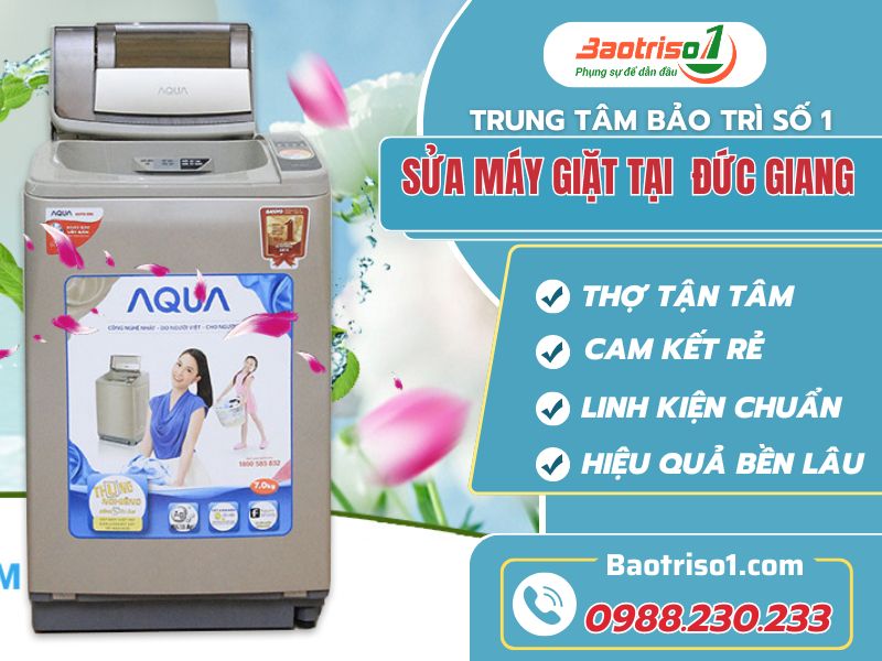 Thợ sửa máy giặt tại Đức Giang tay nghề giỏi 