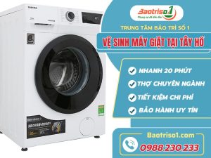 Vệ Sinh Máy Giặt Tại Tây Hồ