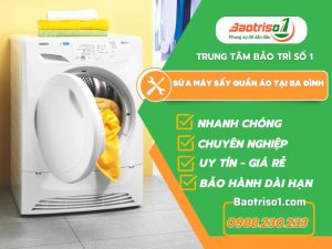 Sửa Máy Sấy Quần áo Tại Ba Đình