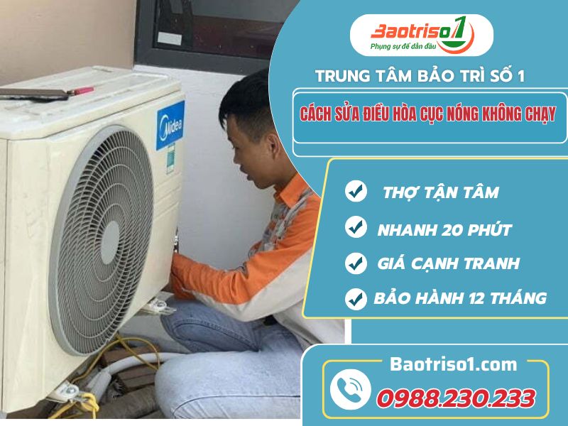 Cách sửa điều hòa cục nóng không chạy chuẩn nhất - Thợ tiết lộ