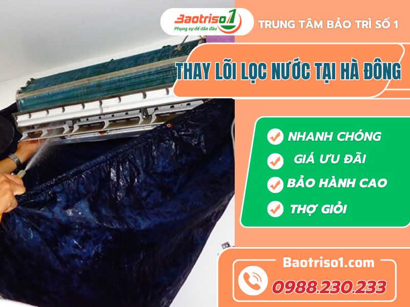 Baotriso1 thay lọi nước tại Hà Đông linh kiện tốt, giá ưu đãi