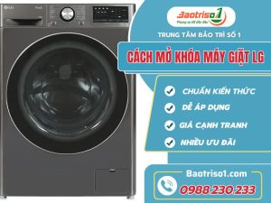 Cách Mở Khóa Máy Giặt Lg