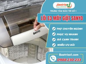 Lỗi E3 Máy Giặt Sanyo