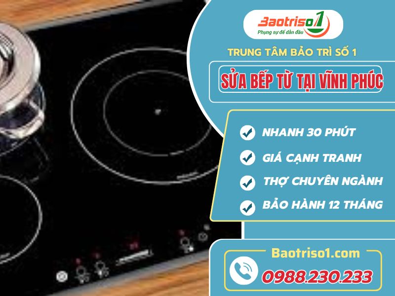 Sửa Bếp Từ Tại Vĩnh Phúc Chuyên Nghiệp- Giá Rẻ