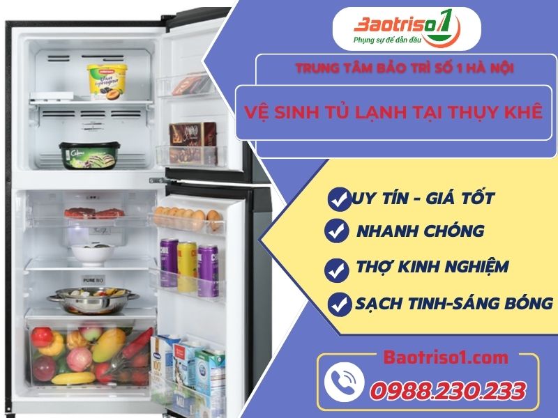 Sửa Tủ Lạnh Tại Thuỵ Khuê - Nhanh Chóng, Chuyên Nghiệp, Giá Tốt 